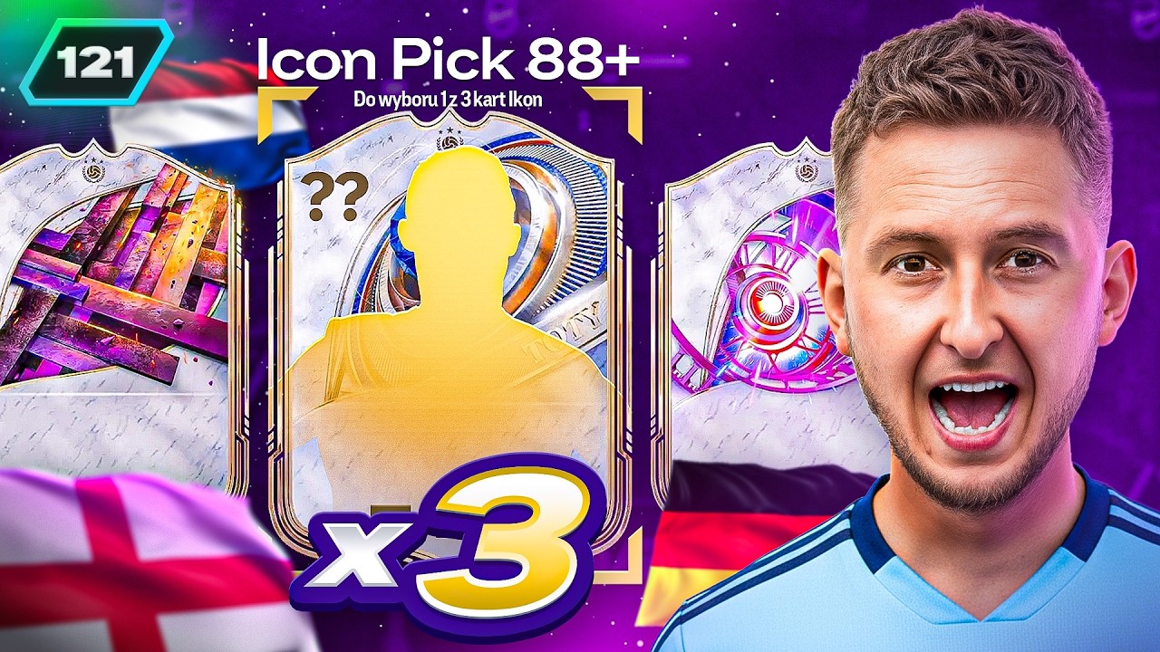 OTWORZYŁEM 3x PICK Z IKONĄ +88 [#121] FC26 ULTIMATE TEAM