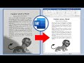 Como convertir una imagen a un texto editable en Word