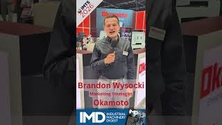 Precision Grinding Made More Productive | Okamoto PRG-6iQ | IMD IMTS 2026 Highlights  #shorts