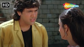 कभी कभी दिमाग का भी इस्तेमाल किया करो | Govinda, Farah Naaz | Action Scene (Hd)