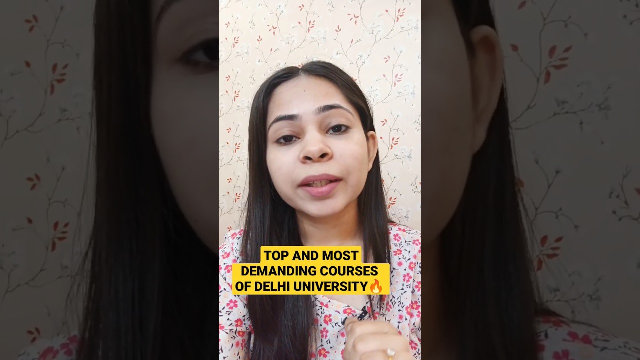 Delhi University Top Courses with High cutoff 