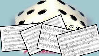"Von der 3 zur 5" (Siegfried Thiele); Musik/Noten: Klavier: Apitz; Bild: Bild Bitterfeld Autohof