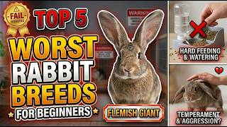 Top 5 Worst Rabbit Breeds For Beginners