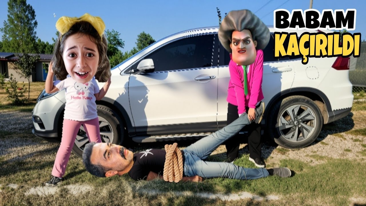 KORKUNÇ ÖĞRETMEN BABAMI BAYILTTI BAGAJA KİLİTLEDİ ESMA KURTARDI !! NEW SCARY TEACHER