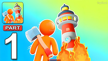 Fire Ranger - Gameplay Walkthrough Part 1 - Extinguish Fire With Water (Android, iOS)