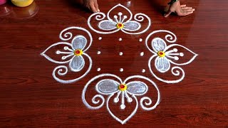 Simple Rani Designs 71Dots Ranis Easy Muggulu Daily Ranis Kolam Rani Latest