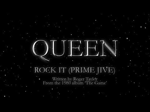 Queen - Rock It (Prime Jive) (Official Lyric Video)