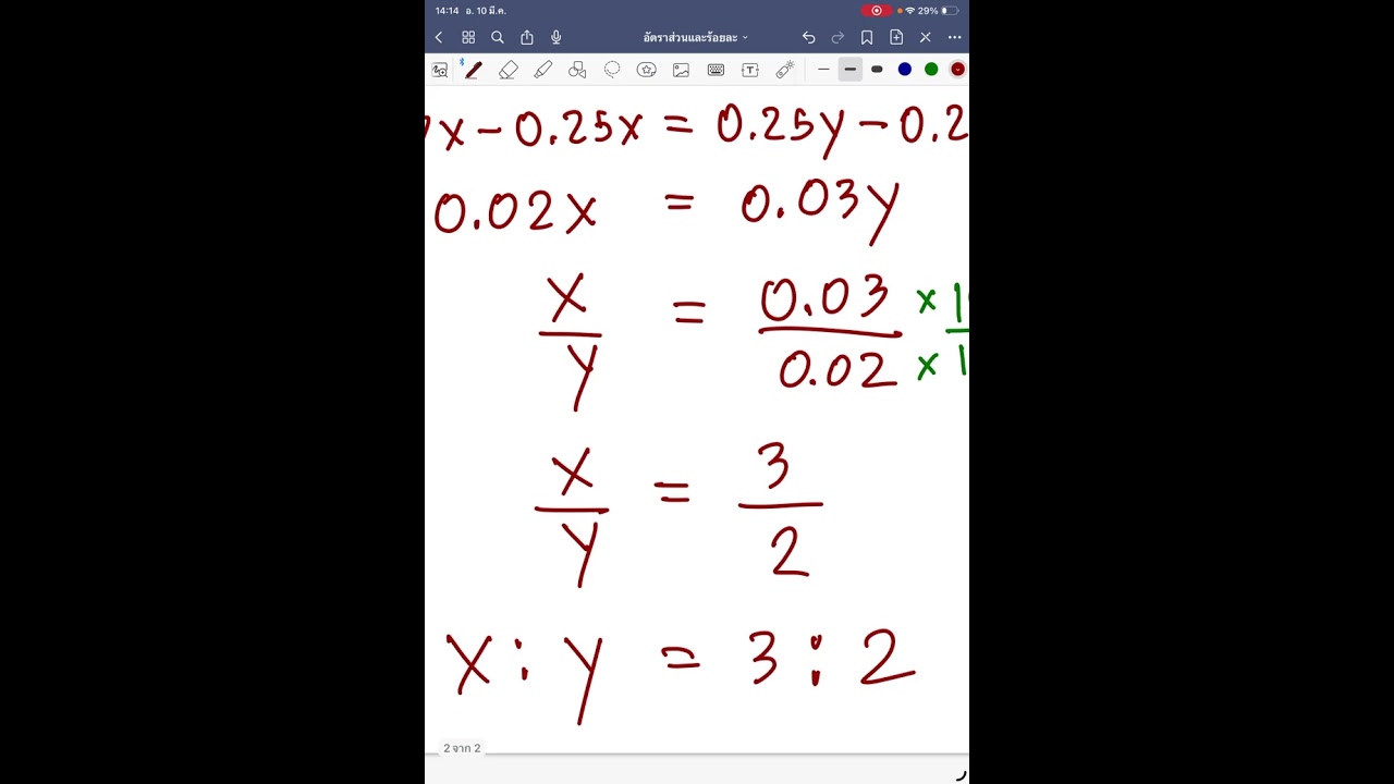 หาอัตราส่วนน้ำหวาน