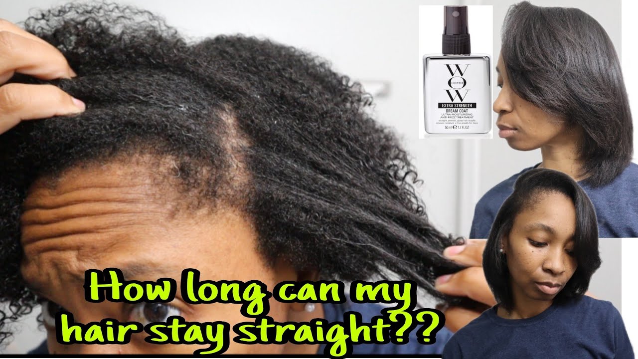 Can This Extra Strength WOW Wonder Spray Make My 4b Texture Hair Stay Straight?| 1 Week Update