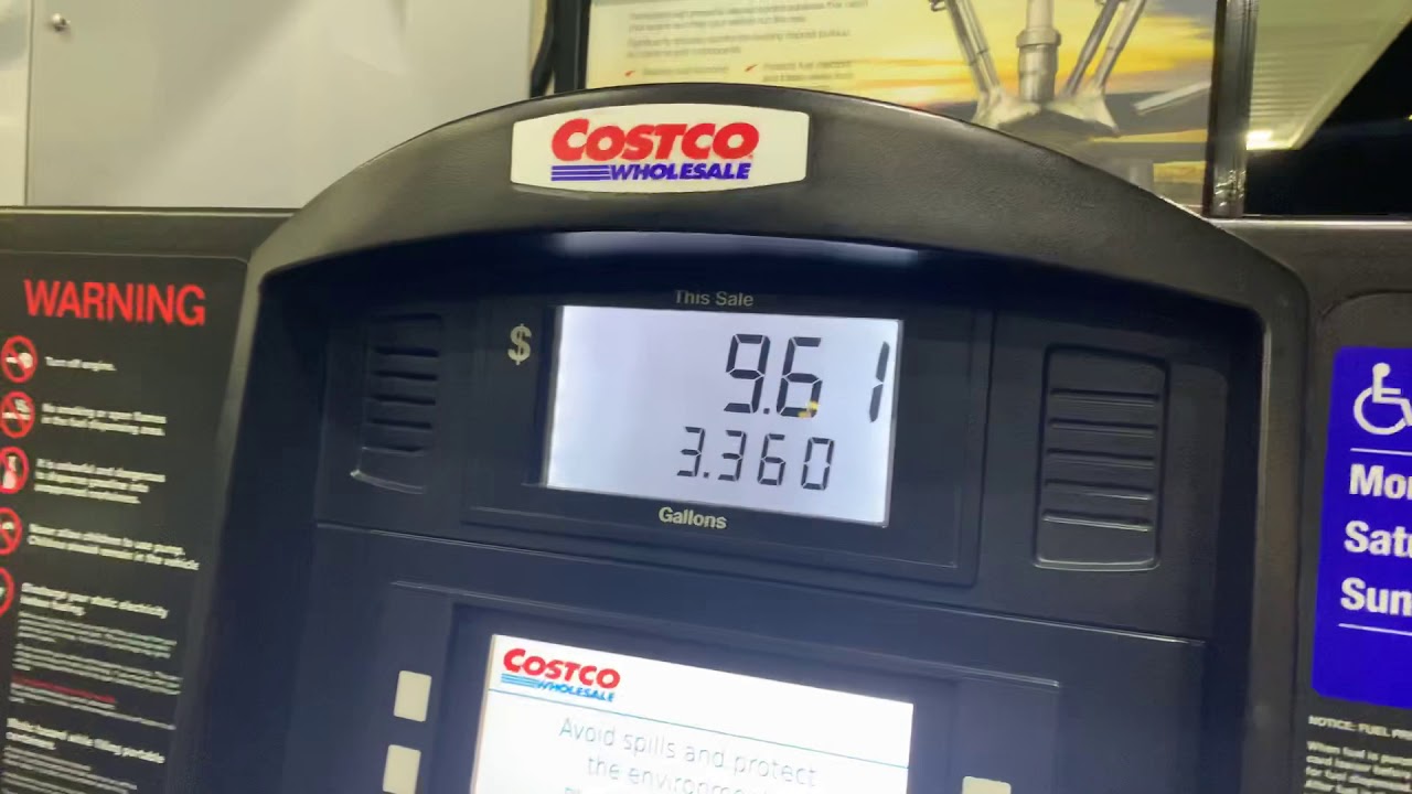 Me Getting Gas At Costco YouTube
