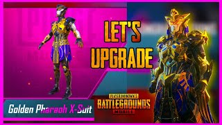 UPGRADING THE PHARAOH X-SUIT ( PHARAOH CRATE OPENING ) PUBG MOBILE