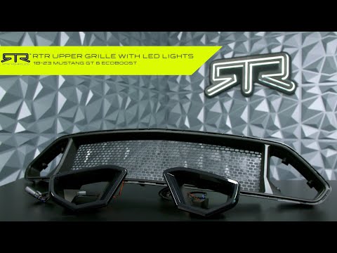 Reviewing the RTR Upper Grille with LED Lights for the 2018-23 Ford Mustang