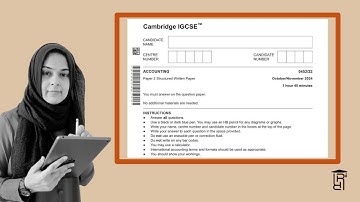 O level/ IGCSE accounting. Oct Nov 2024 Paper 2 Variant 2