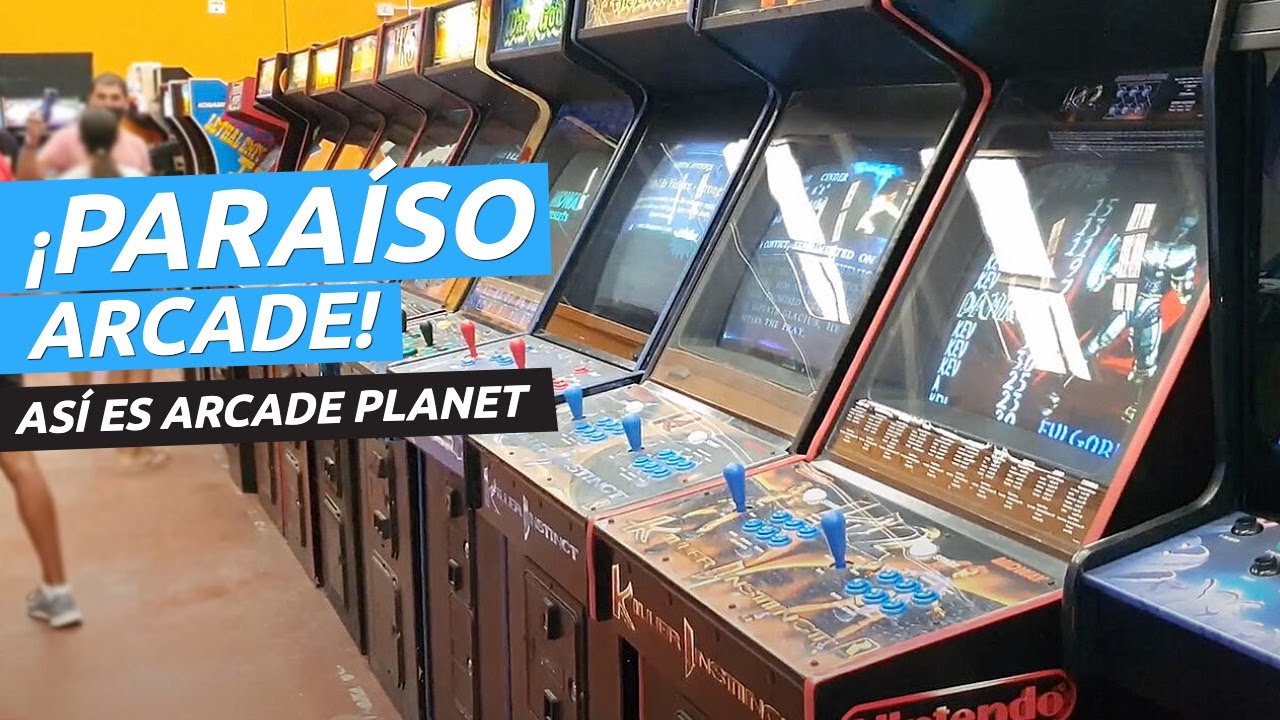 El salón recreativo MÁS GRANDE de España! Visitamos Arcade Planet 