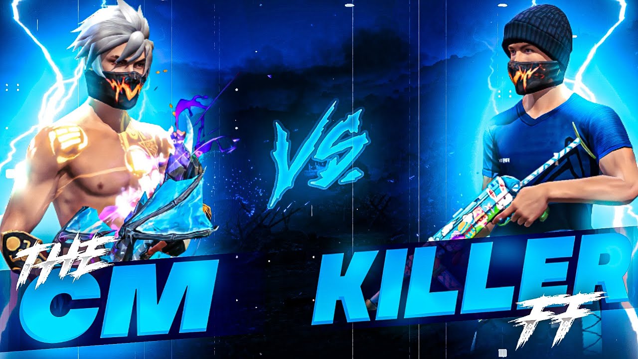 THE CM VS KILLER FF || 1 vs 1 🔥