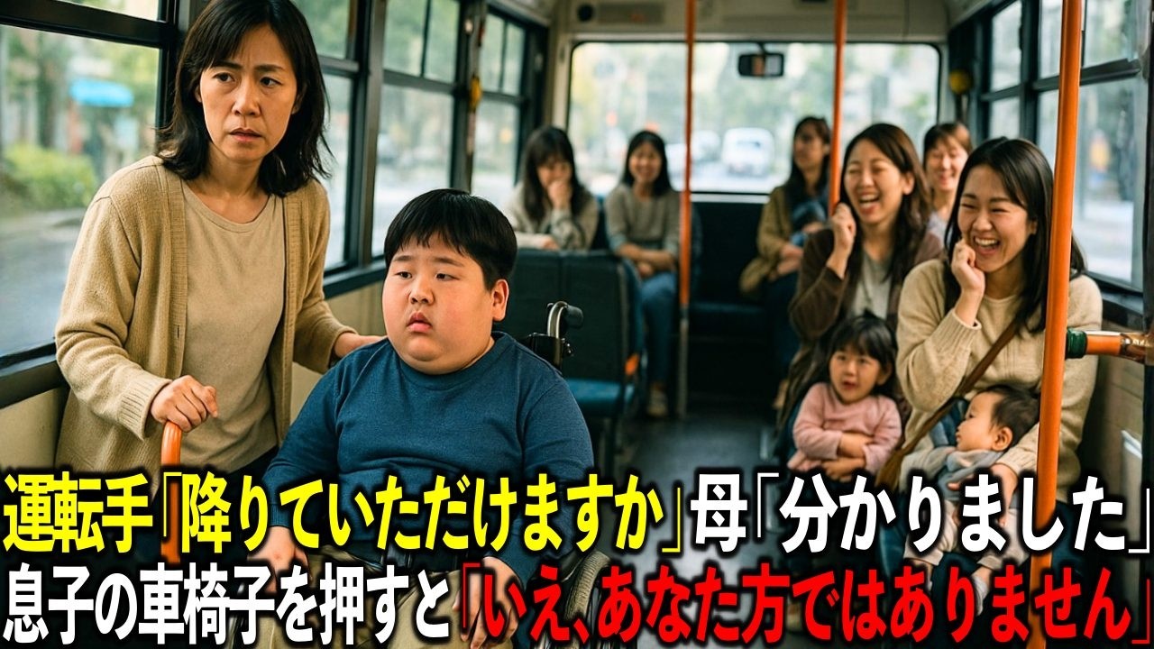 障害を持つ息子に暴言を吐かれた…次の瞬間、バス運転手が「降りてください」「はっ？何で(怒)」いったい何が・・・