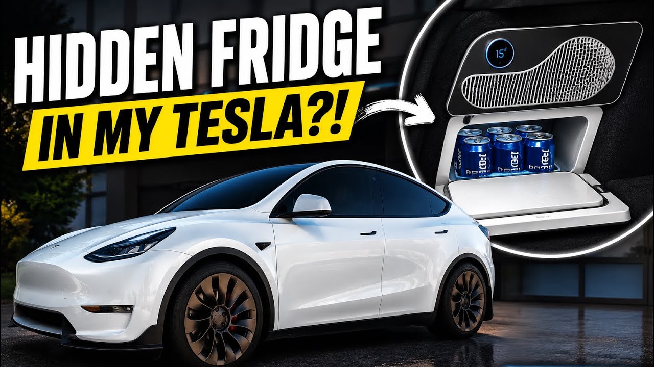 Tesla Model Y & Juniper 16L トランク隠し冷蔵庫クーラー | Tesstudio
