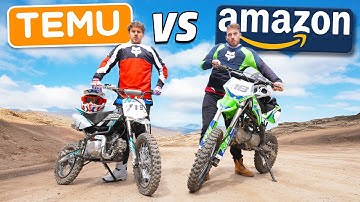 Amazon VS Temu Dirt Bikes Challenge!