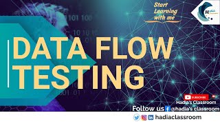 Data Flow Testing | White Box Testing Technique | Tutorial 50 (Urdu/Hindi)