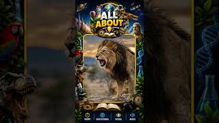 Lions 🦁 AFRICA’S TOP PREDATOR in 60 Seconds 🦁 #Lion #shorts #big5 #educational #africa #AllAbout