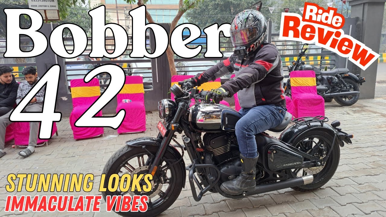 Jawa 42 Bobber Ride Review: Stunning looks, immaculate vibes! - YouTube