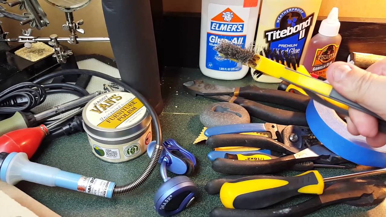 Ibanez LP Rebuild Overview and a look at my guitar bench