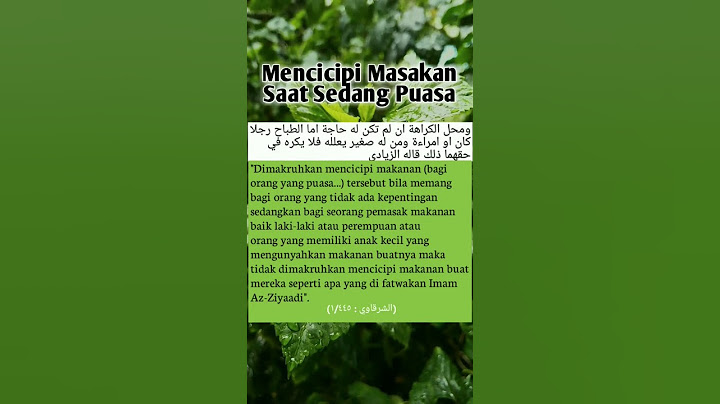 mencicipi masakan saat sedang puasa #shorts