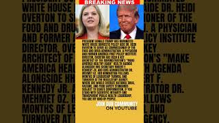 BREAKING: MALPRACTICE! Trump’s FDA chaos deepens as he nominates doctor tied to vaccine misinformat.
