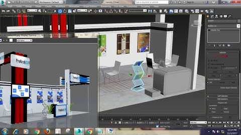 Tutorial on Modeling and texturing a stall in 3dsmax using Vray ( Part 4)
