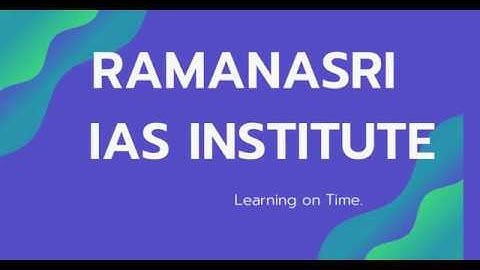 Ramanasri IAS Maths Optional