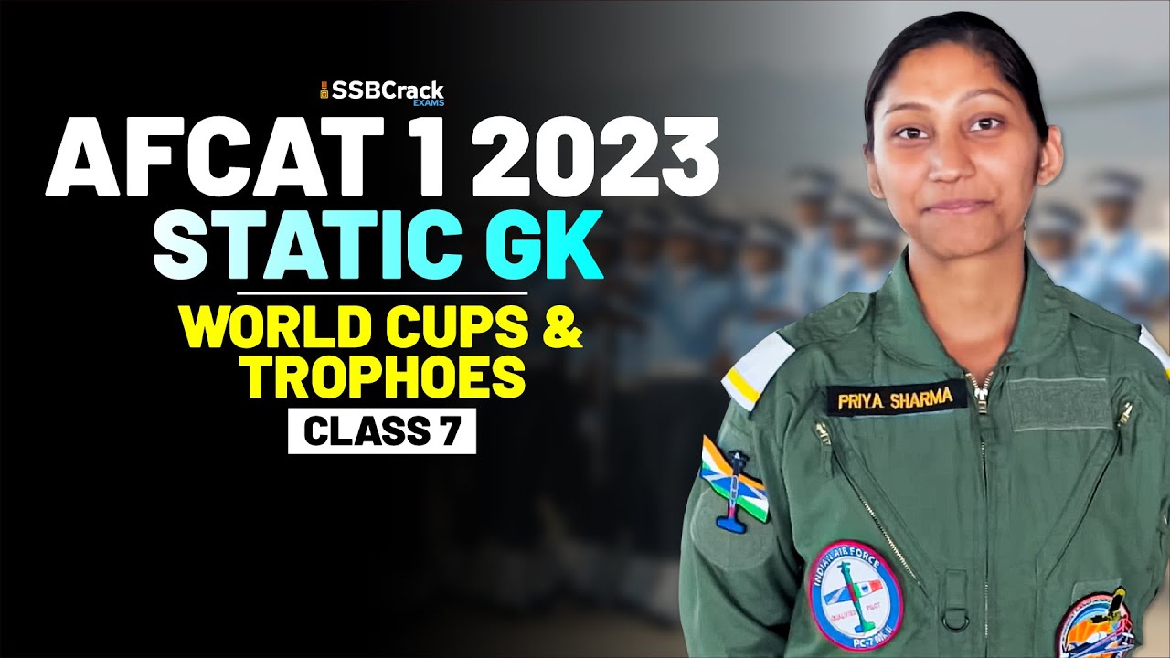 AFCAT 1 2023 Exam Static GK 45 Days Crash Course - World Cups ...