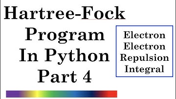 Hartree-Fock Program in Python - part 4 (finally)