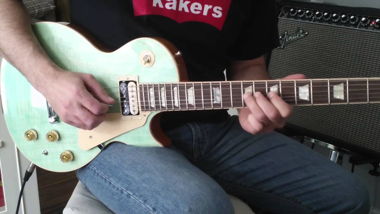Gibson Les Paul Classic 2014 Seafoam Green review with Bare Knuckle Black Dog Pickup