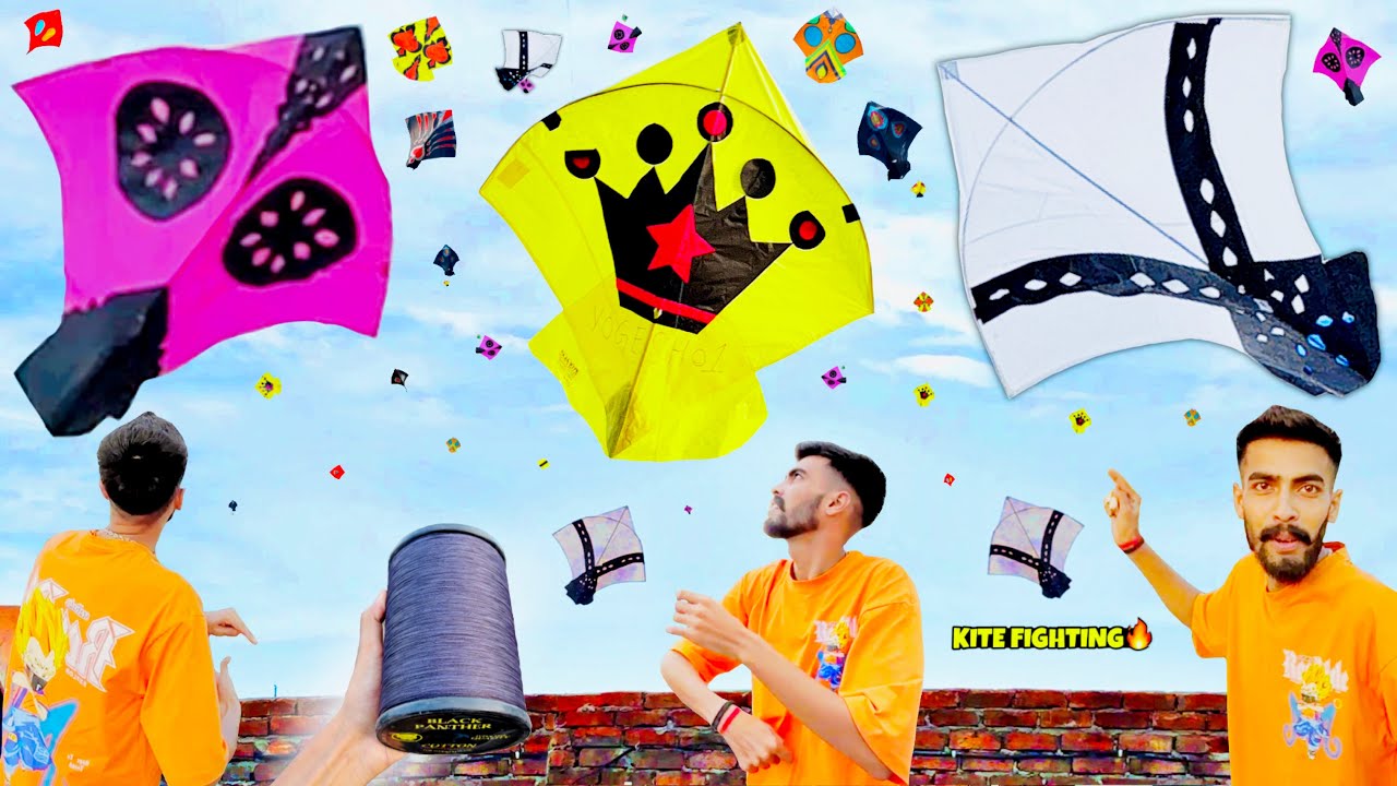 Kite Flying 2025 😍 Kites Vlog 🤩 Patang Ki Video | Yogesh 01