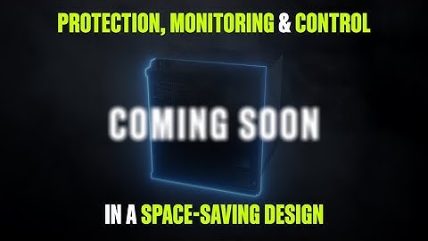 Protection, monitoring and control in a space-saving design