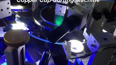 Copper cup optical sorting machine