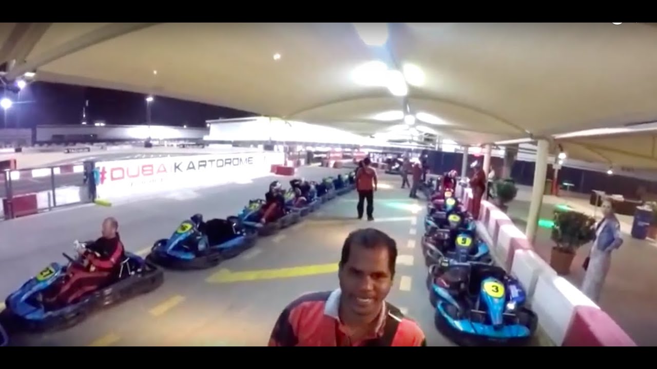 DUBAI KARTDROME CRASH! OUTDOOR RACING /INDOOR DUBAI GOKART YouTube