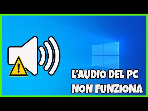 L'AUDIO DEL PC
