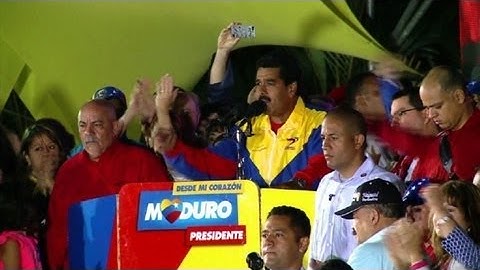 Maduro vence com margem mínima de votos