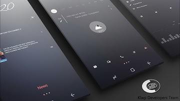 Soft Screen Dark XIU for Kustom/Klwp