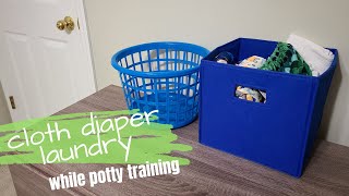 Cloth Diaper Laundry While Potty Training