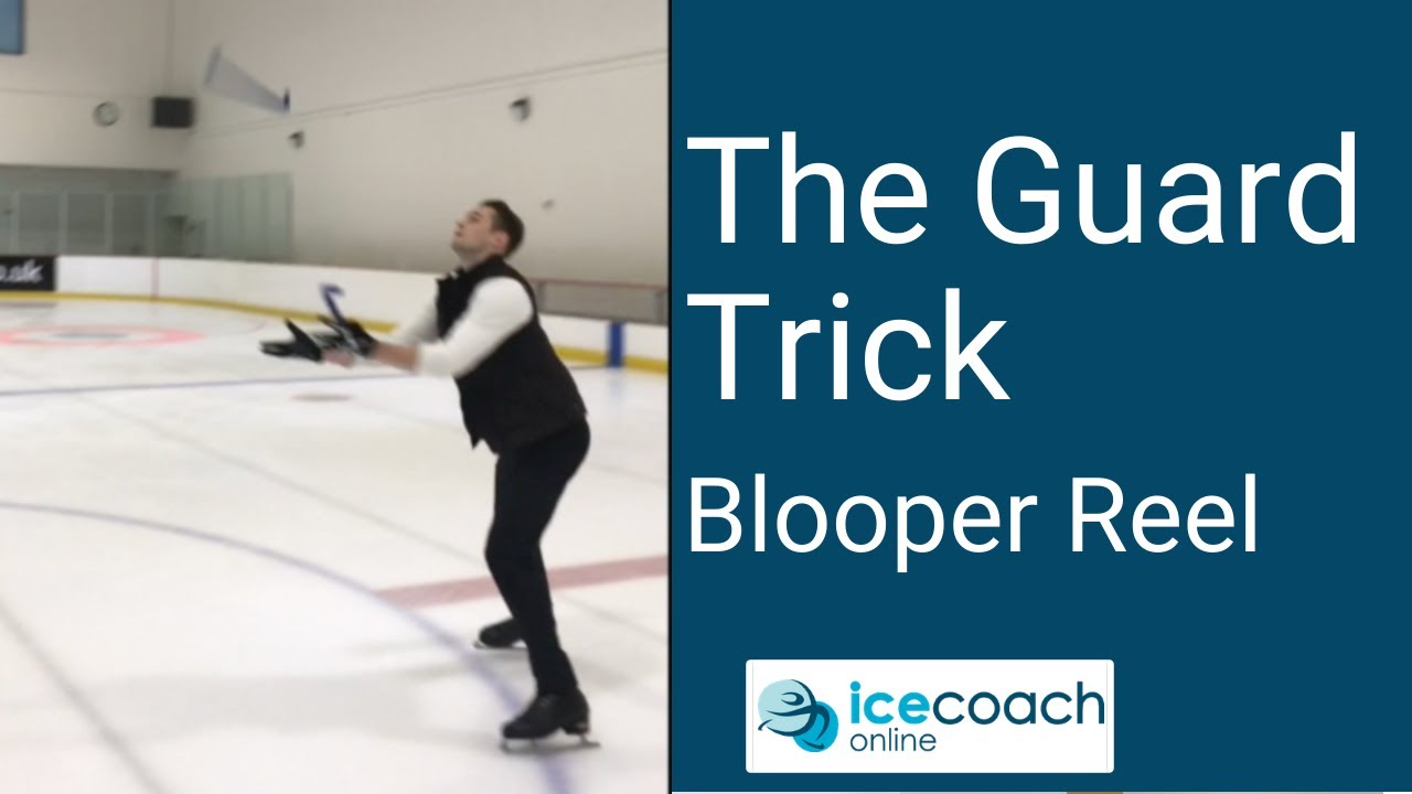 Ice Skating Blooper Reel  - The Guard Trick! By Ice Coach Online.