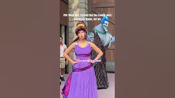 Meg was being so real #disneyland #hades #hercules