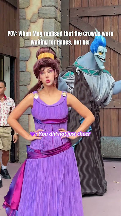 Meg was being so real #disneyland #hades #hercules