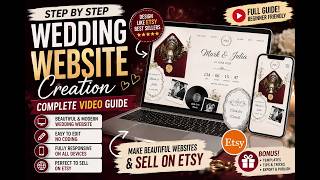 How to Create a Canva Wedding Website & Sell It on Etsy | Complete Beginner Guide