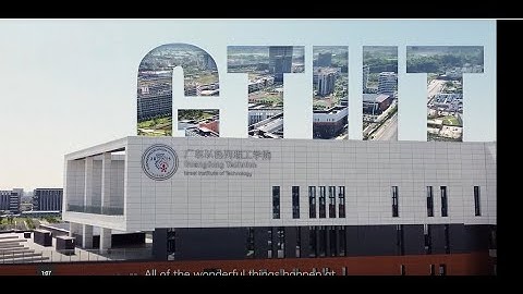 Guangdong Technion - Israel Institute of Technology [GTIIT]  2004