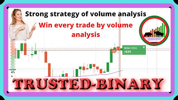 99% winning strategy of volume analysis in  binary option