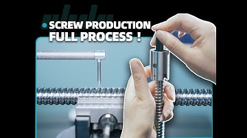Immerse yourself in the full production process of rolled screws!#automation