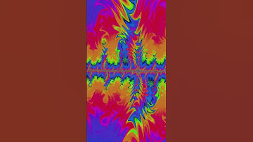 #trippy #animation #psychedelic Journey into the Colorful Mandelbrot Fractal