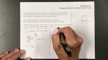 Minimum Height to Preceding Loop the Loop